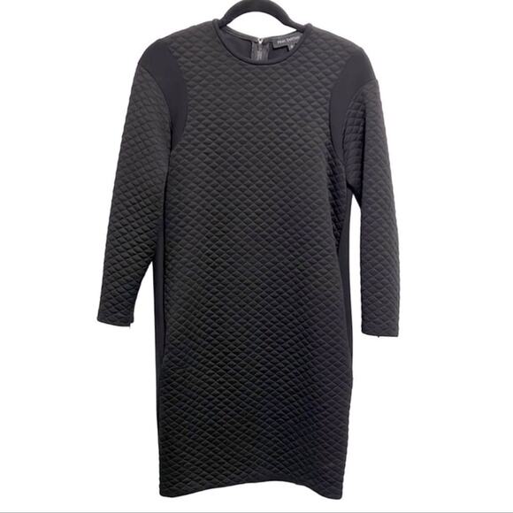 Pink Tartan Dresses & Skirts - Pink Tartan black long sleeve knee length dress women’s size small petite